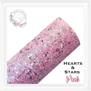 ⋅ Hearts & Stars ⋅ Chunky Glitter Sheets ⋅ Sheets or Mini Rolls ⋅