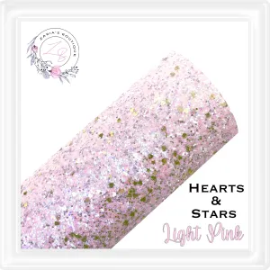 ⋅ Hearts & Stars ⋅ Chunky Glitter Sheets ⋅ Sheets or Mini Rolls ⋅