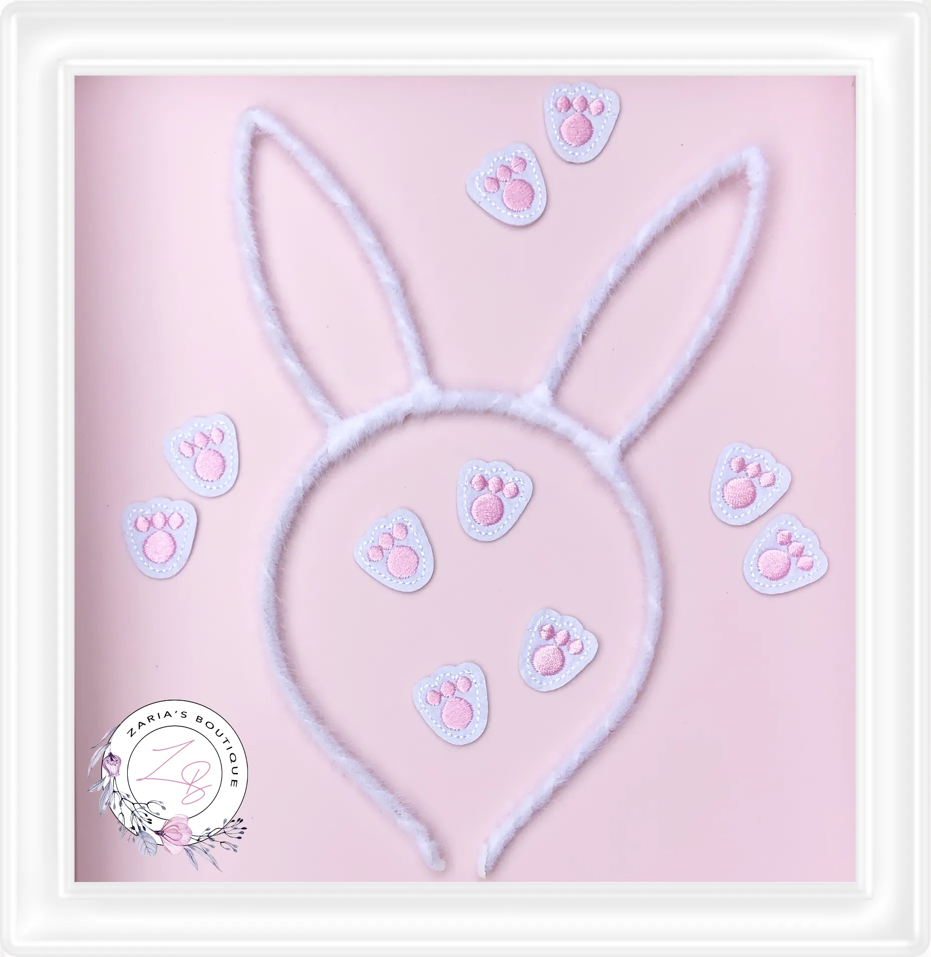 ⋅ Pink Bunny Toes ⋅ Add to Bows & Hair Clips ⋅ 5 Pairs ⋅