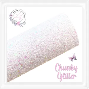 • Sequin Sprinkle White Chunky Glitter •