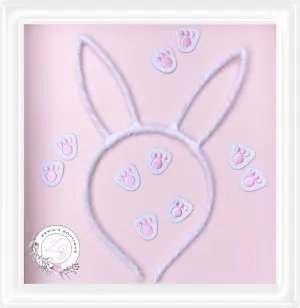 ⋅ White Bunny Headbands ⋅ Ready To Decorate ⋅