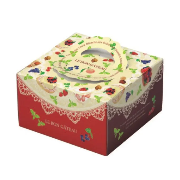 10 x 10 x 5-1/8" Cake Box with Handle (TD7)