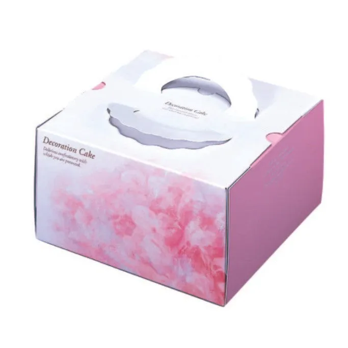 10 x 10 x 5-1/8" Cake Box with Handle (TD7)