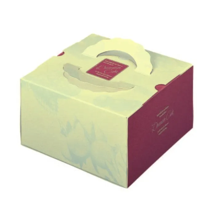 10 x 10 x 5-1/8" Cake Box with Handle (TD7)