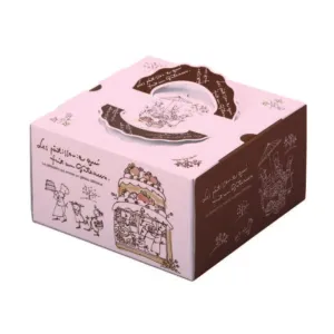 10 x 10 x 5-1/8" Cake Box with Handle (TD7)