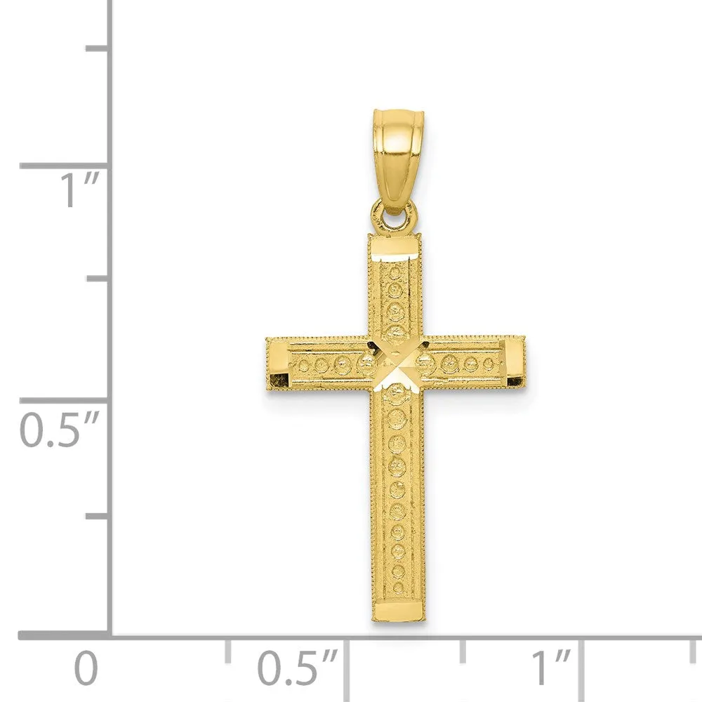 10k Cross Pendant