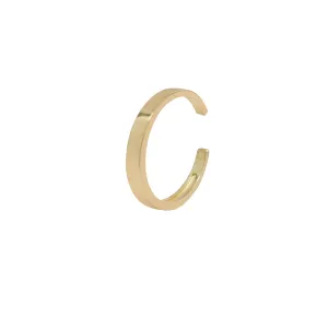 10k Solid Gold Smooth Middle Ear Cuff