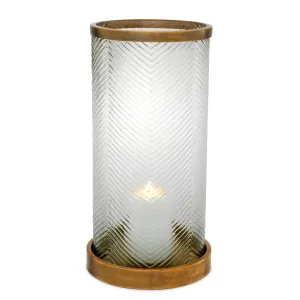 110442 - Hurricane Paloma L vintage brass finish