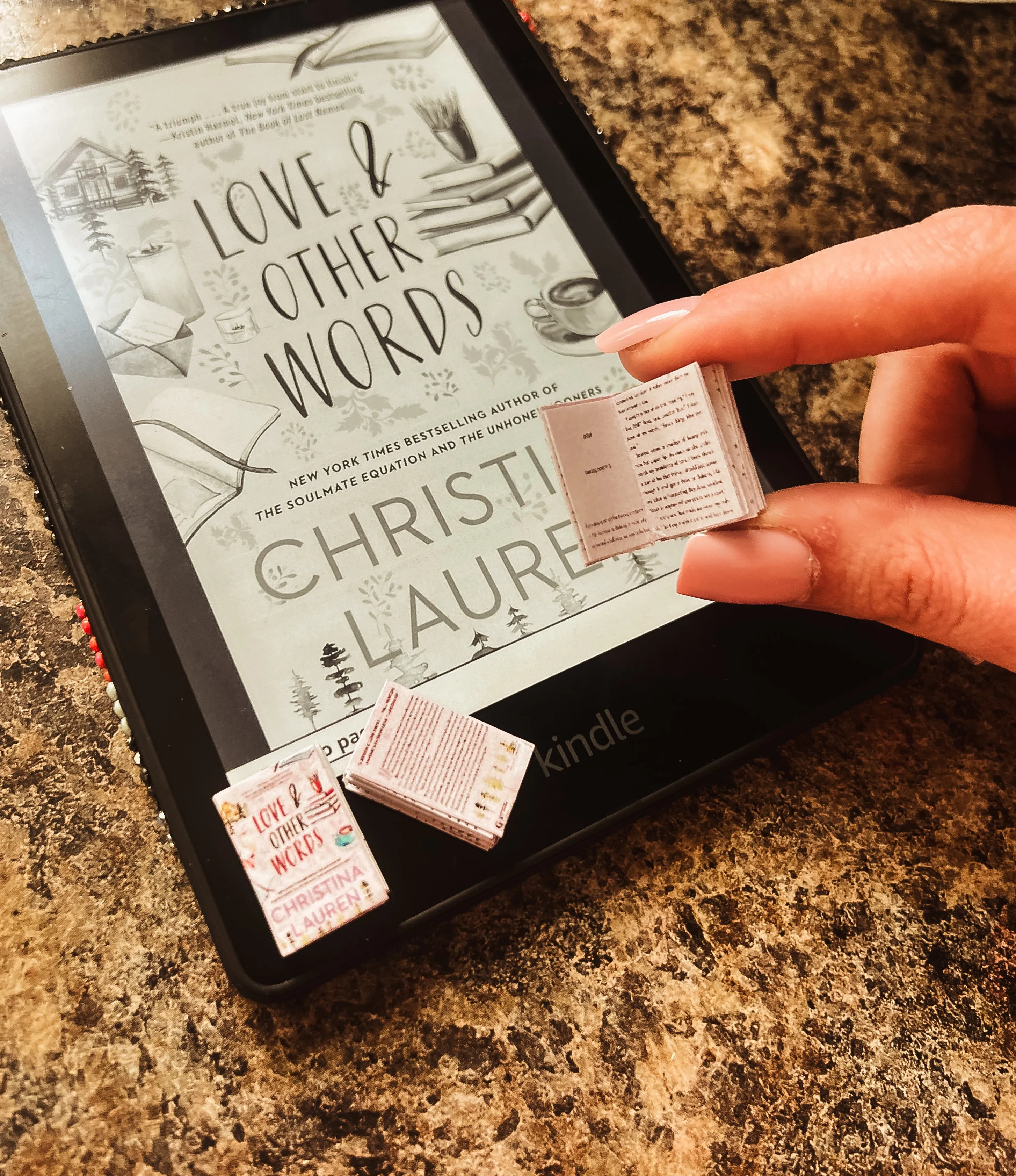 1:12 scale realistic miniature book