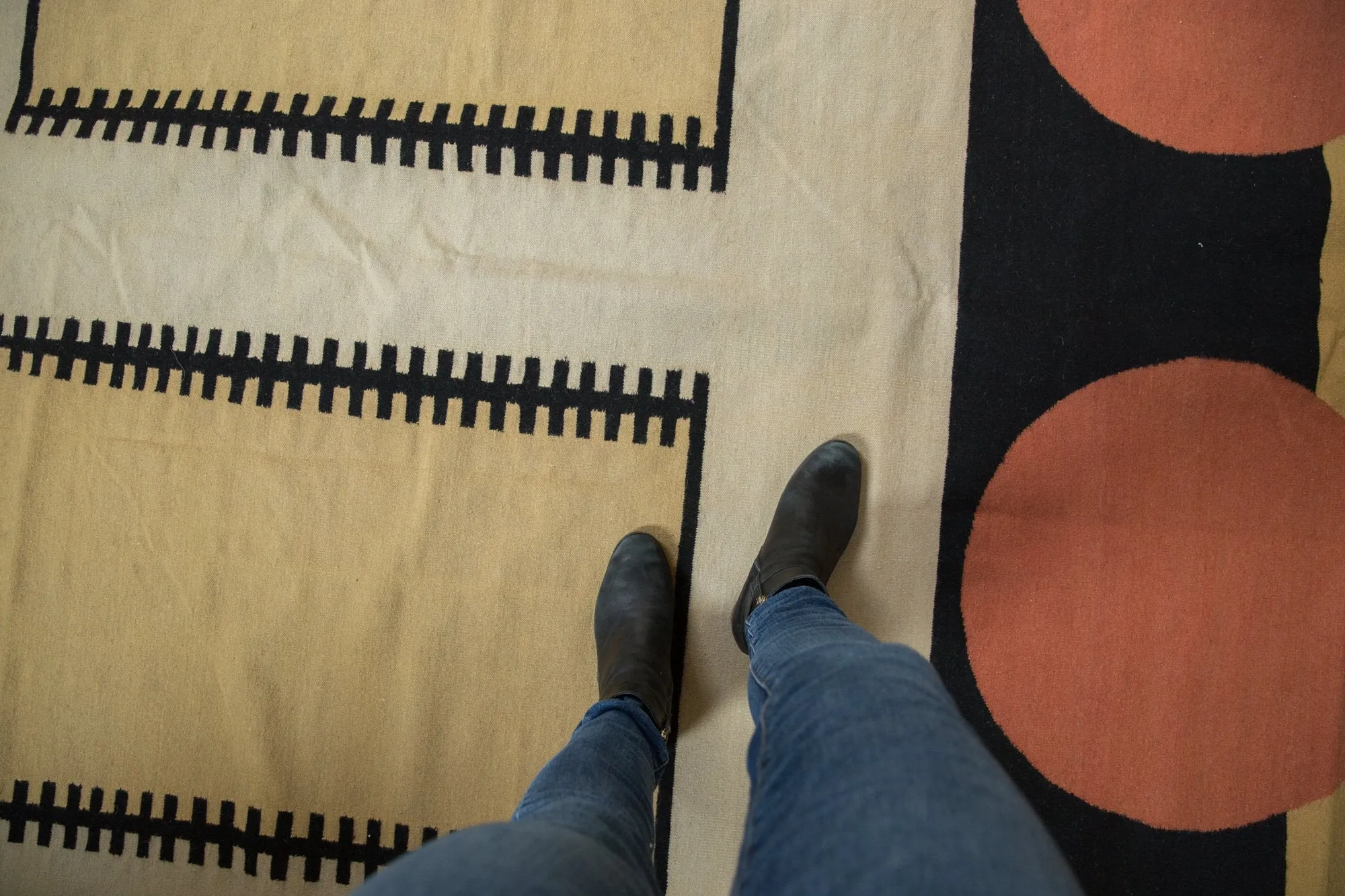 12x15 Vintage Contemporary Kilim Carpet