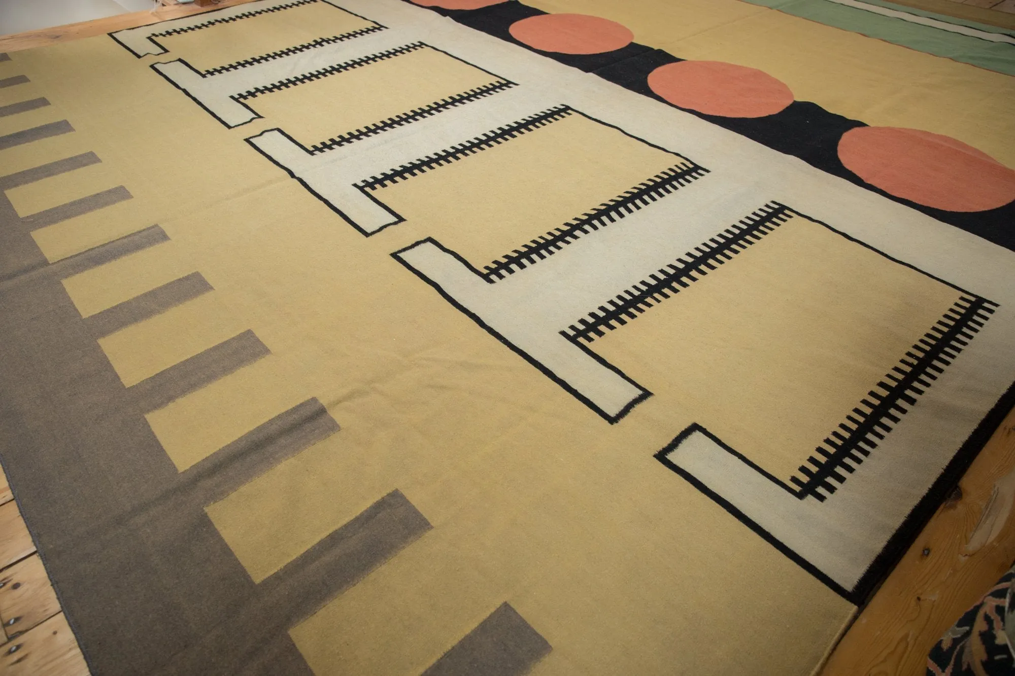 12x15 Vintage Contemporary Kilim Carpet