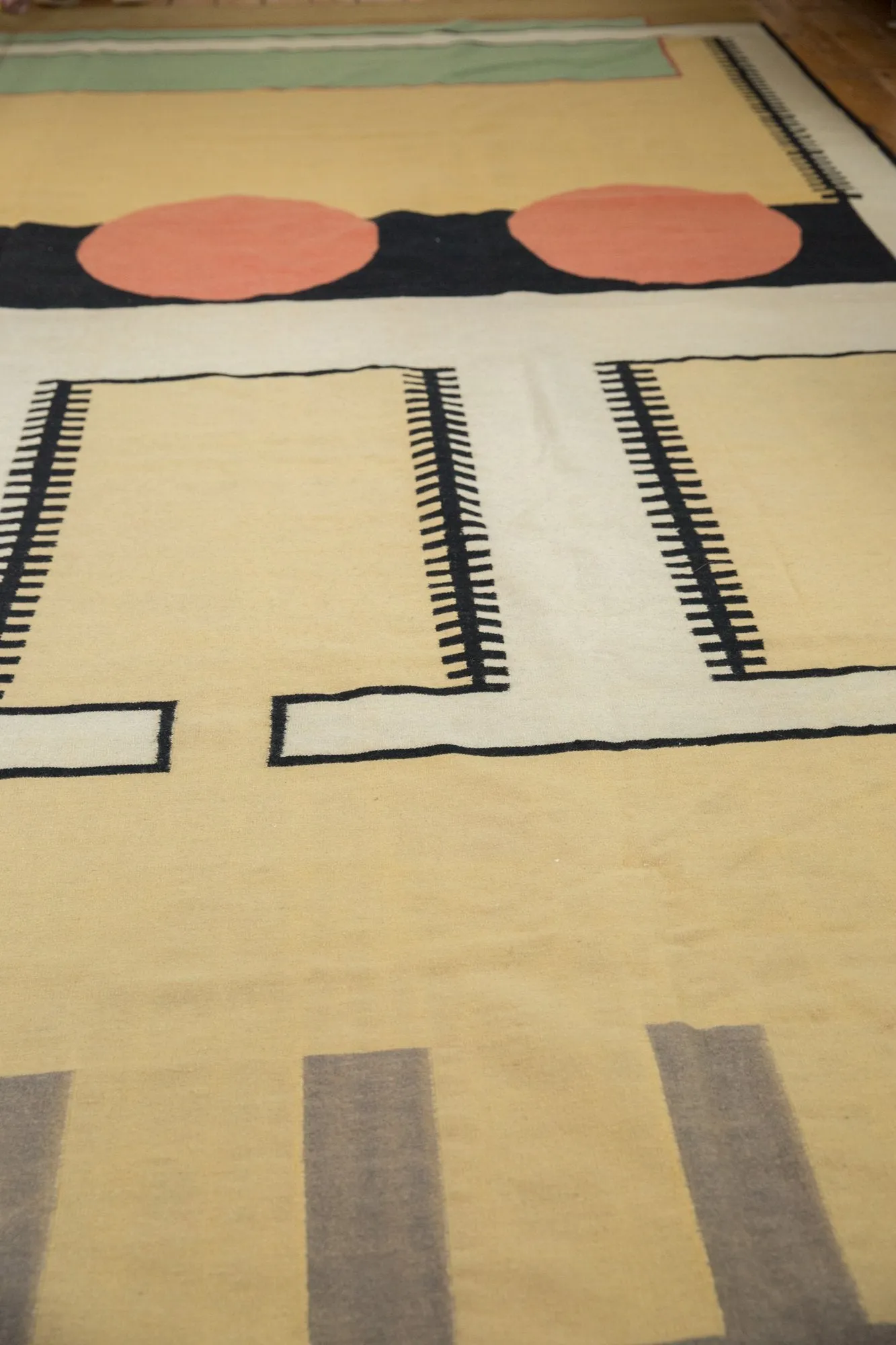 12x15 Vintage Contemporary Kilim Carpet
