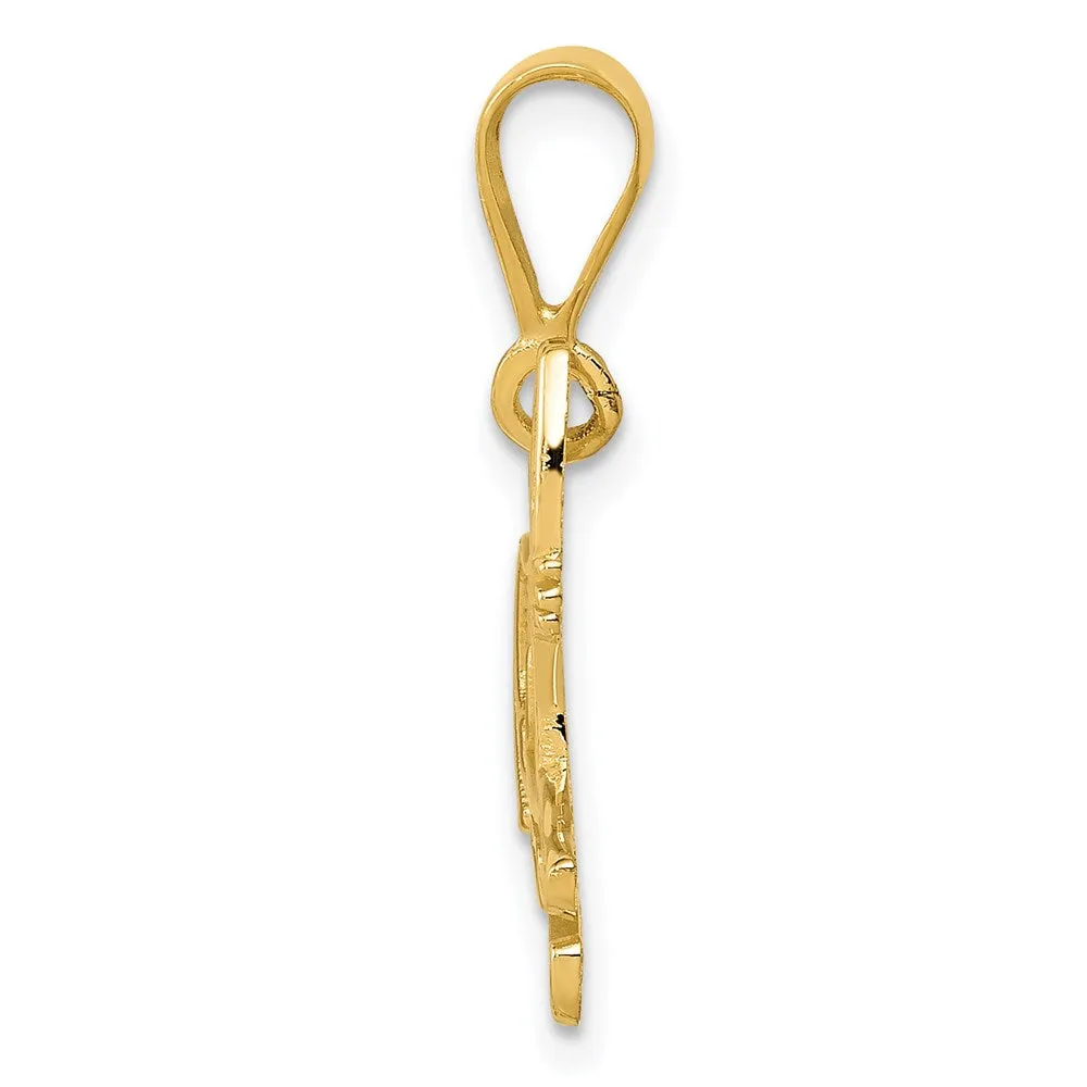 14k Pit Bull Pendant
