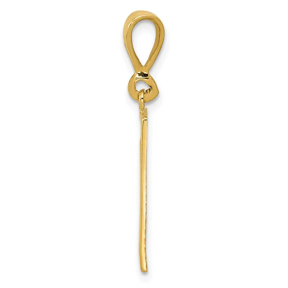 14k Strength Pendant