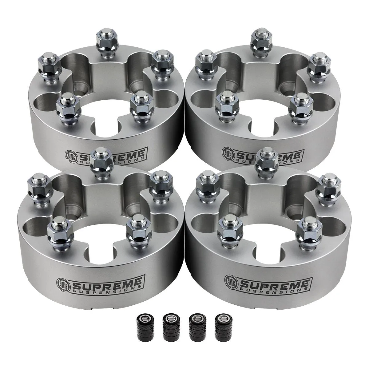 2001-2010 FORD EXPLORER SPORT TRAC 2WD 4WD Non-Hub Centric Wheel Spacers   Tire Valve Stem Caps