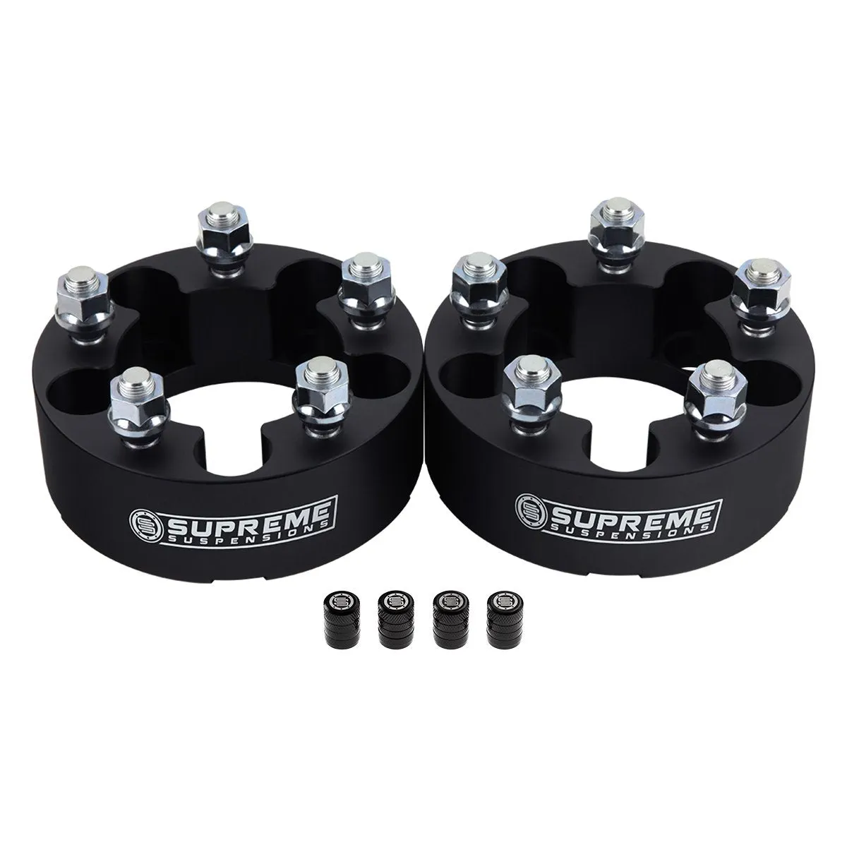 2001-2010 FORD EXPLORER SPORT TRAC 2WD 4WD Non-Hub Centric Wheel Spacers   Tire Valve Stem Caps
