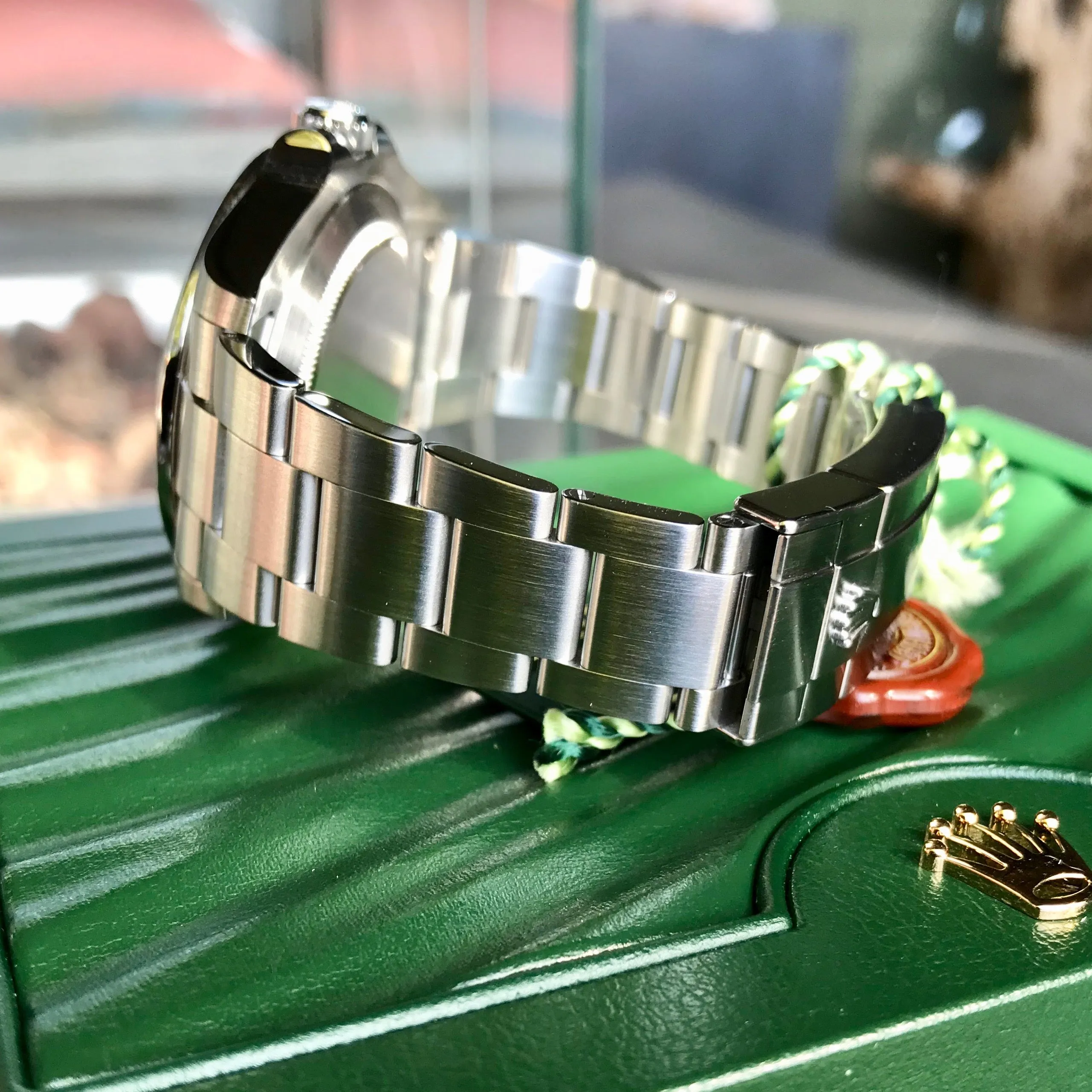 2009 Rolex Explorer II 216570 Black GMT Oyster Perpetual Stainless Steel Wristwatch Box & Papers