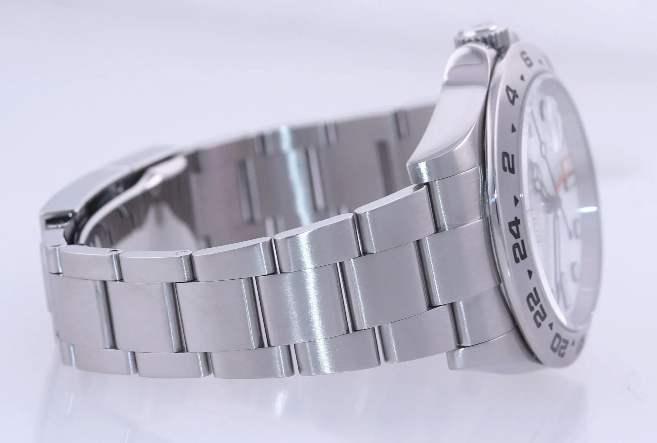 2020 Rolex Explorer II 42mm Polar 216570 White Steel Oyster GMT Watch Box