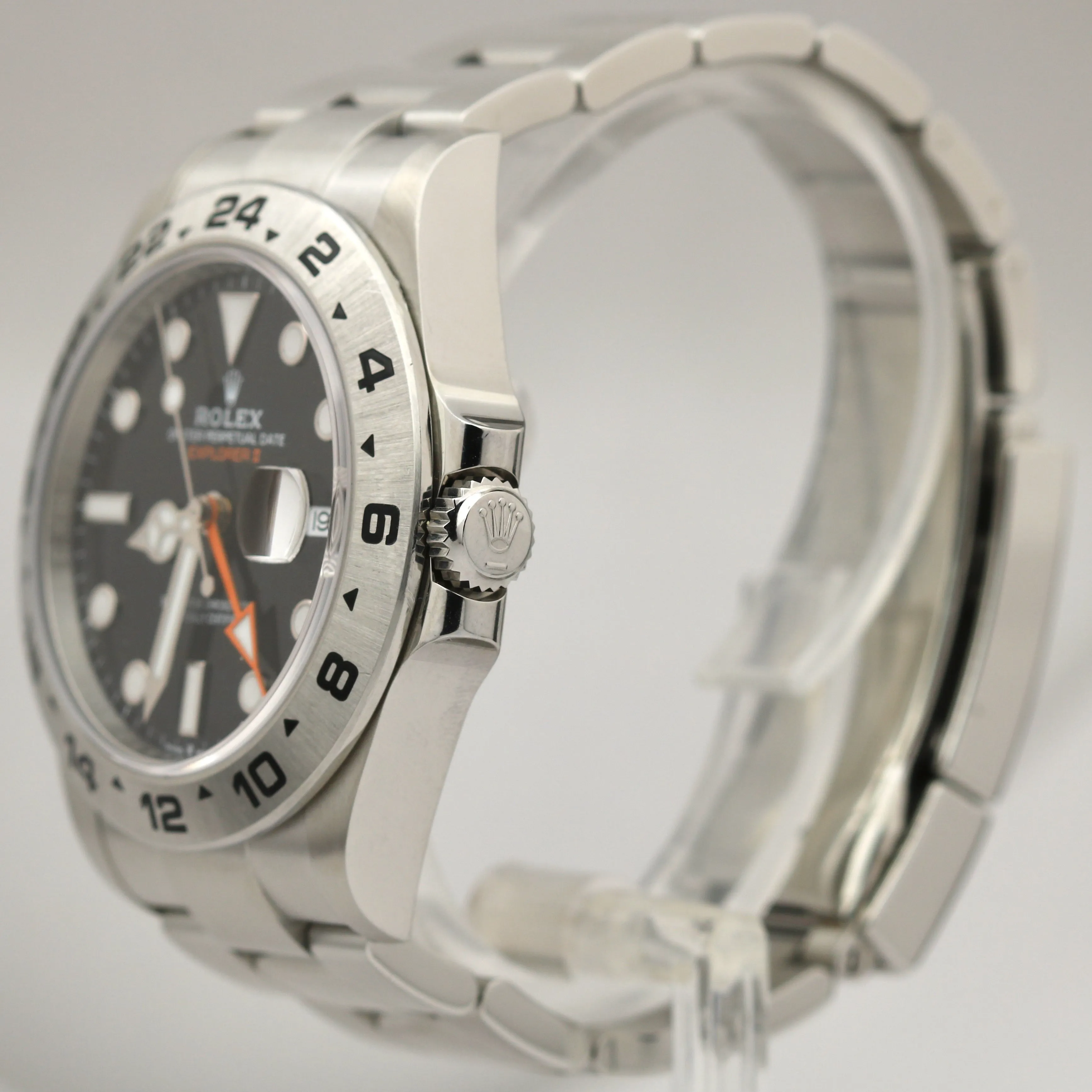 2021 Rolex Explorer II 226570 CARD Black Stainless Steel 42mm Date Watch B P