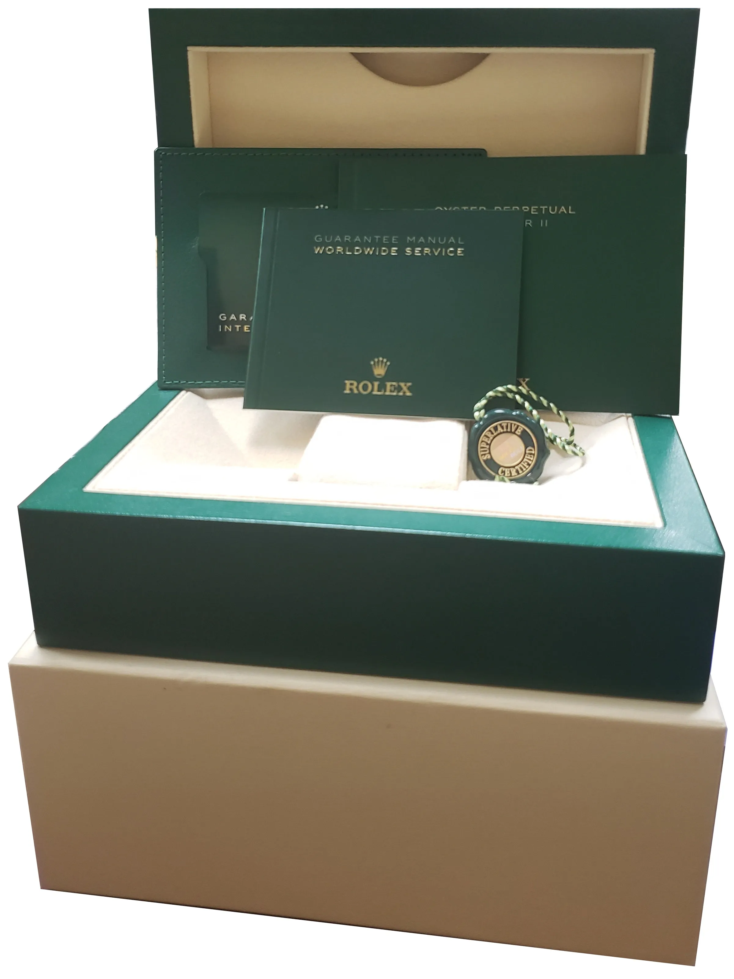 2021 Rolex Explorer II 42mm Polar White Stainless GMT Date Watch 226570 B P