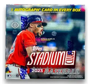 2023 TOPPS STADIUM CLUB BASEBALL HOBBY COMPACT BOX