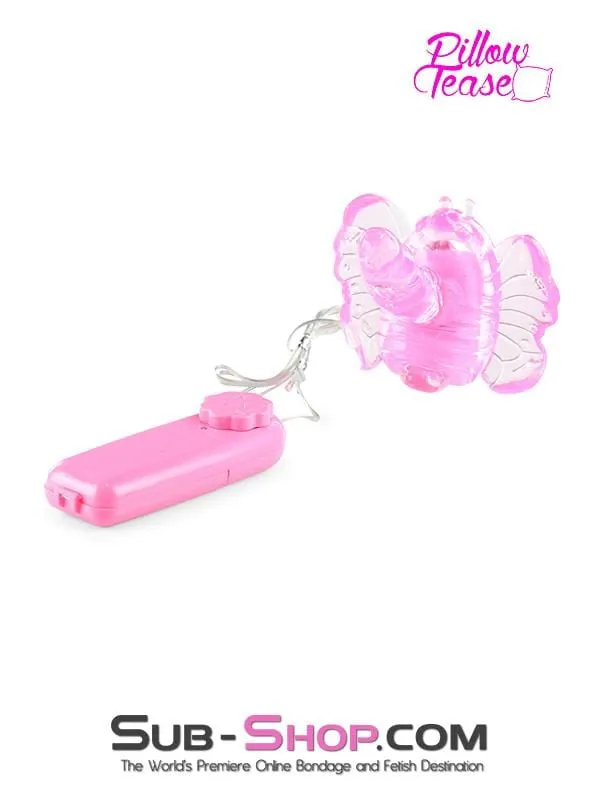3454M      Happy Little Butterfly Strap-In Vibrating Mini-Dildo with Fluttering Wings - LAST CHANCE - Final Closeout!