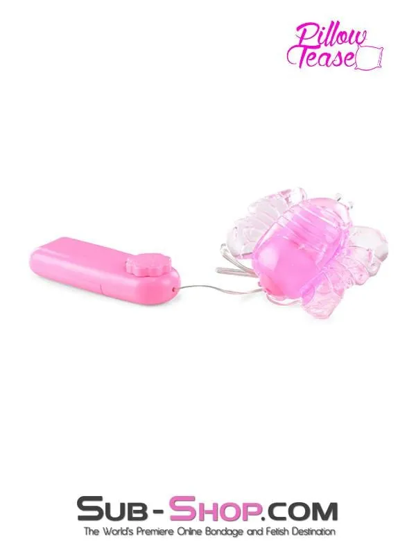 3454M      Happy Little Butterfly Strap-In Vibrating Mini-Dildo with Fluttering Wings - LAST CHANCE - Final Closeout!