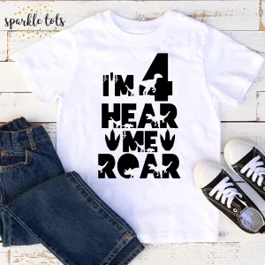 4th Birthday Dinosaur Shirt