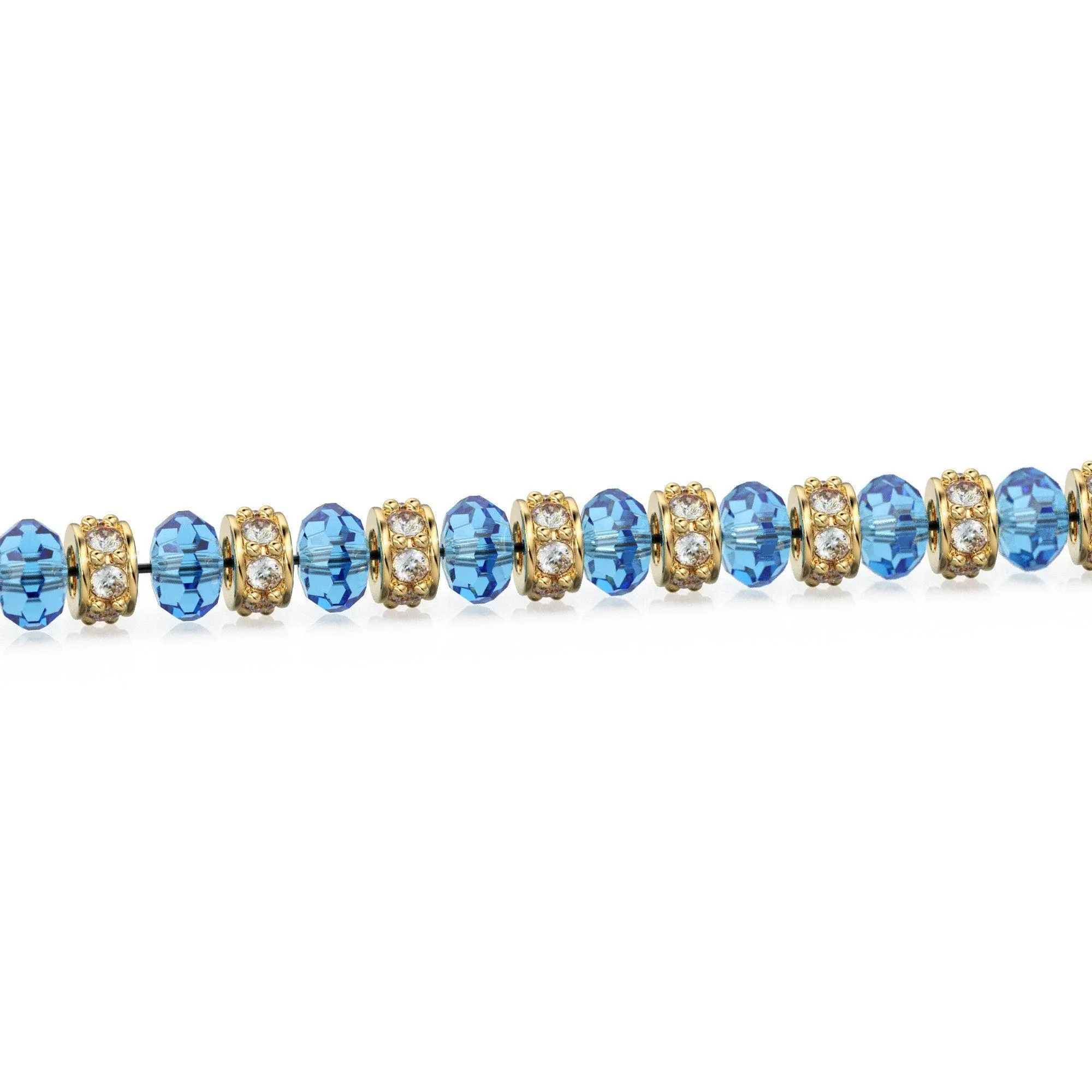 5mm 18k Solid Yellow Gold Emerald Eternity Rondelle Wheel Bead Finding Spacer / Gold Rondelle Bead / Green Emerald Findings