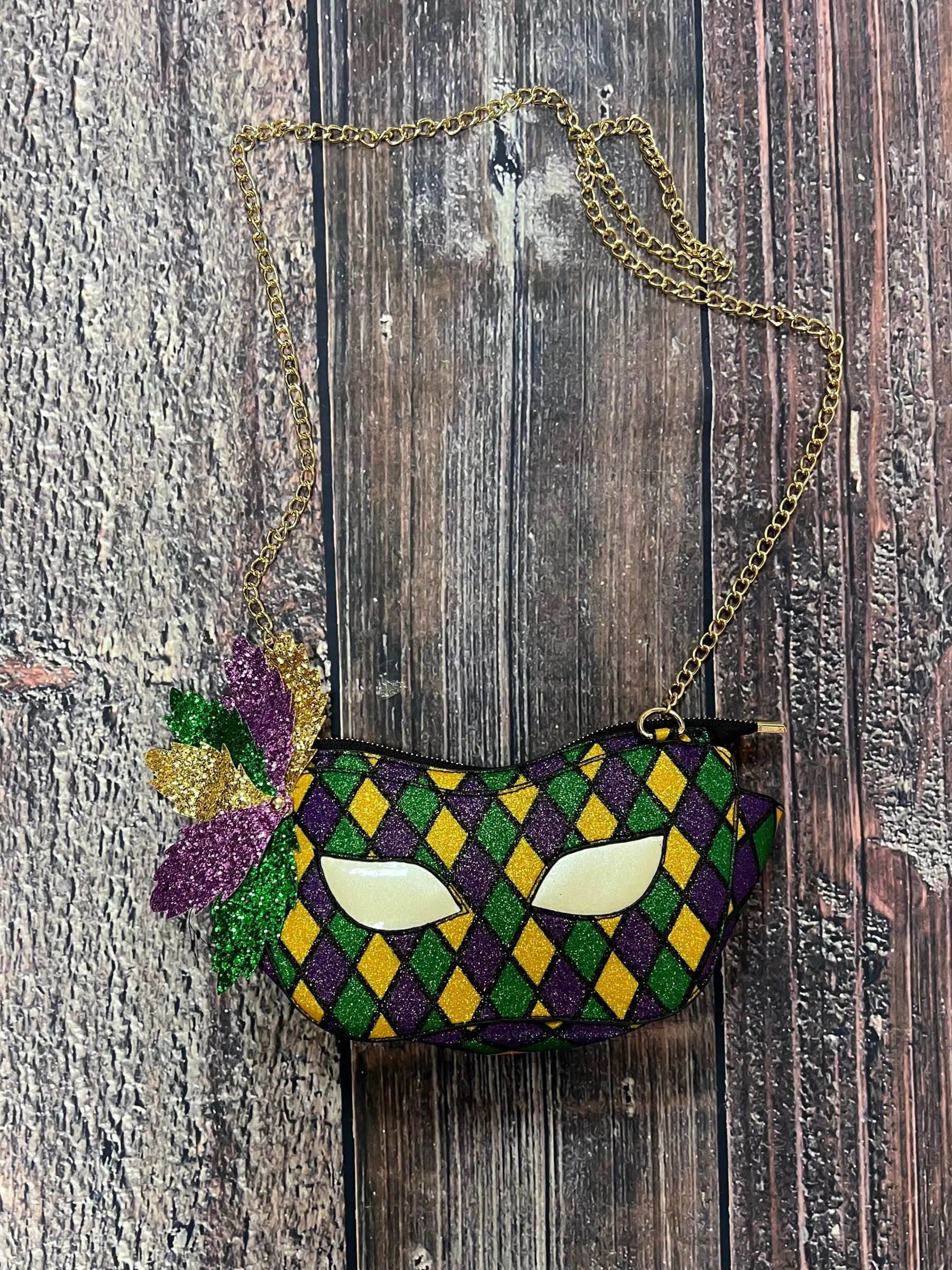 Accessories- Mardi Gras Mask Purse
