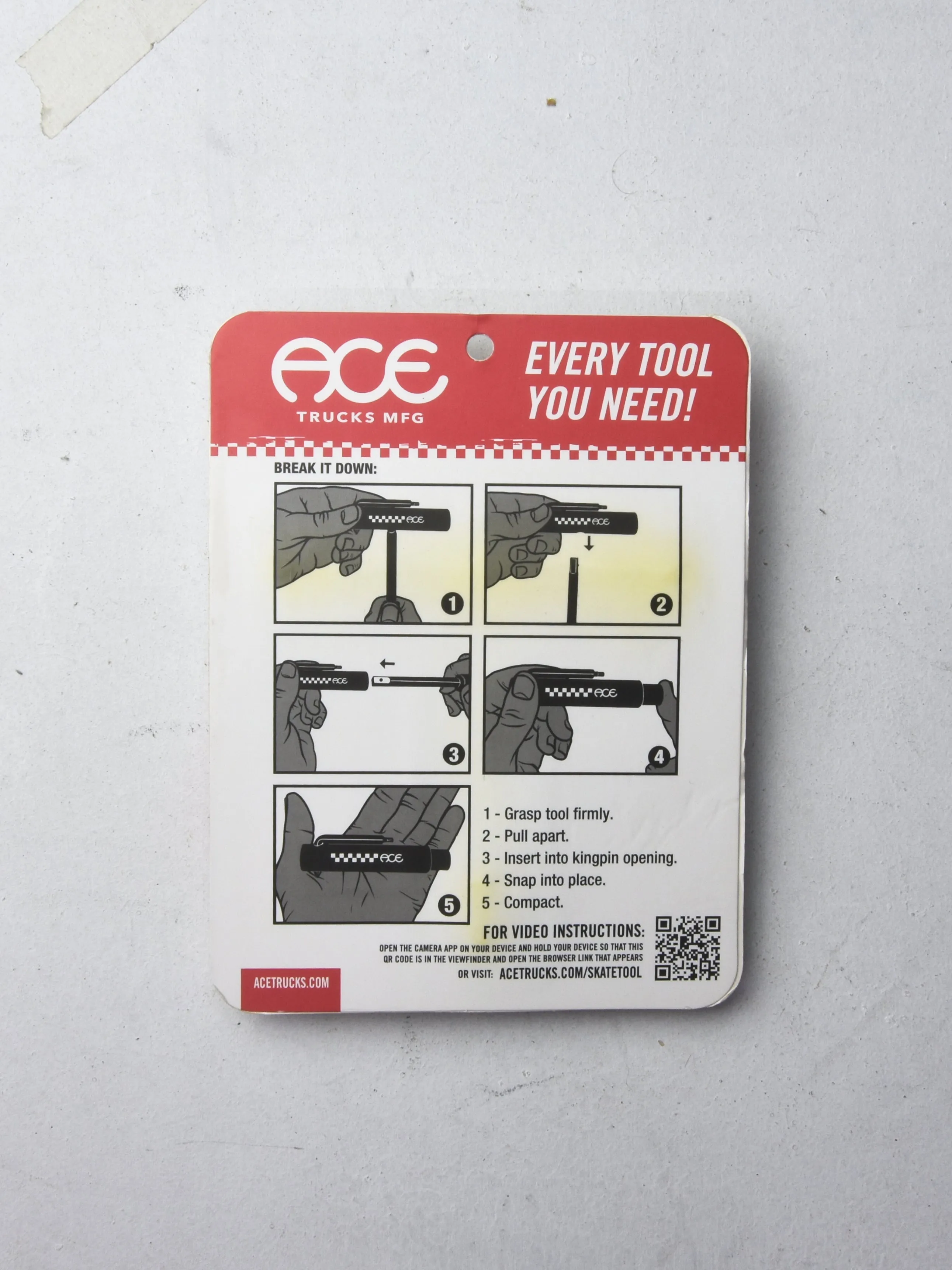 Ace Trucks - Compact Skate Tool - Black