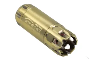 ACETECH Bifrost Tracer Unit (M14CCW) w/ Multi Color Flame Effect (RGB Rainbow) - Brass