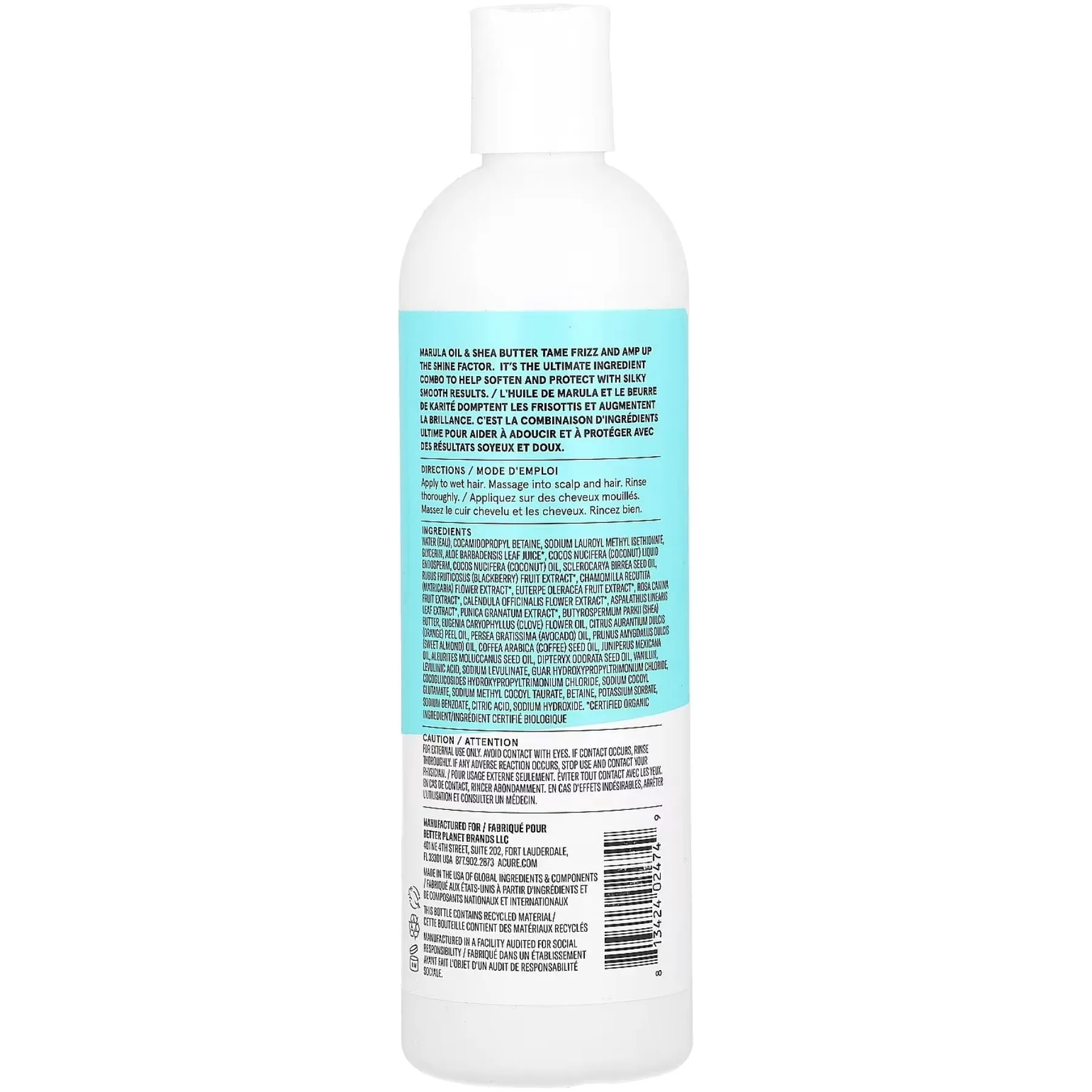 Acure Smooth   Glow Shampoo 354ml