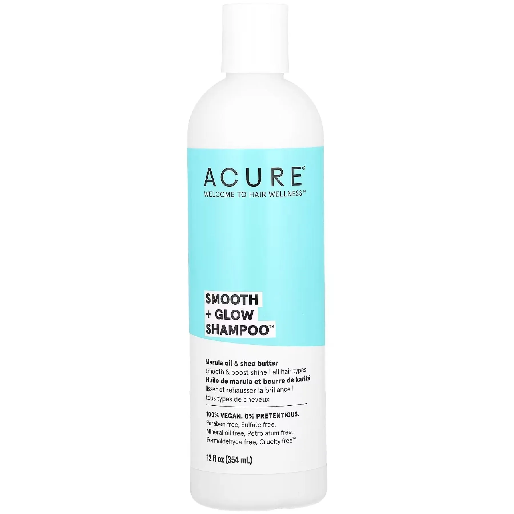 Acure Smooth   Glow Shampoo 354ml