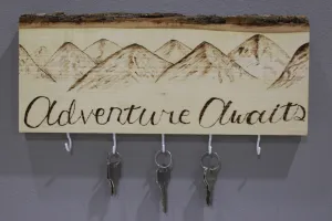 Adventure Awaits Key Holder