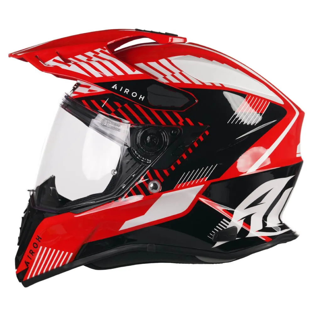 Airoh Commander Boost Adventure Helmet Gloss Red