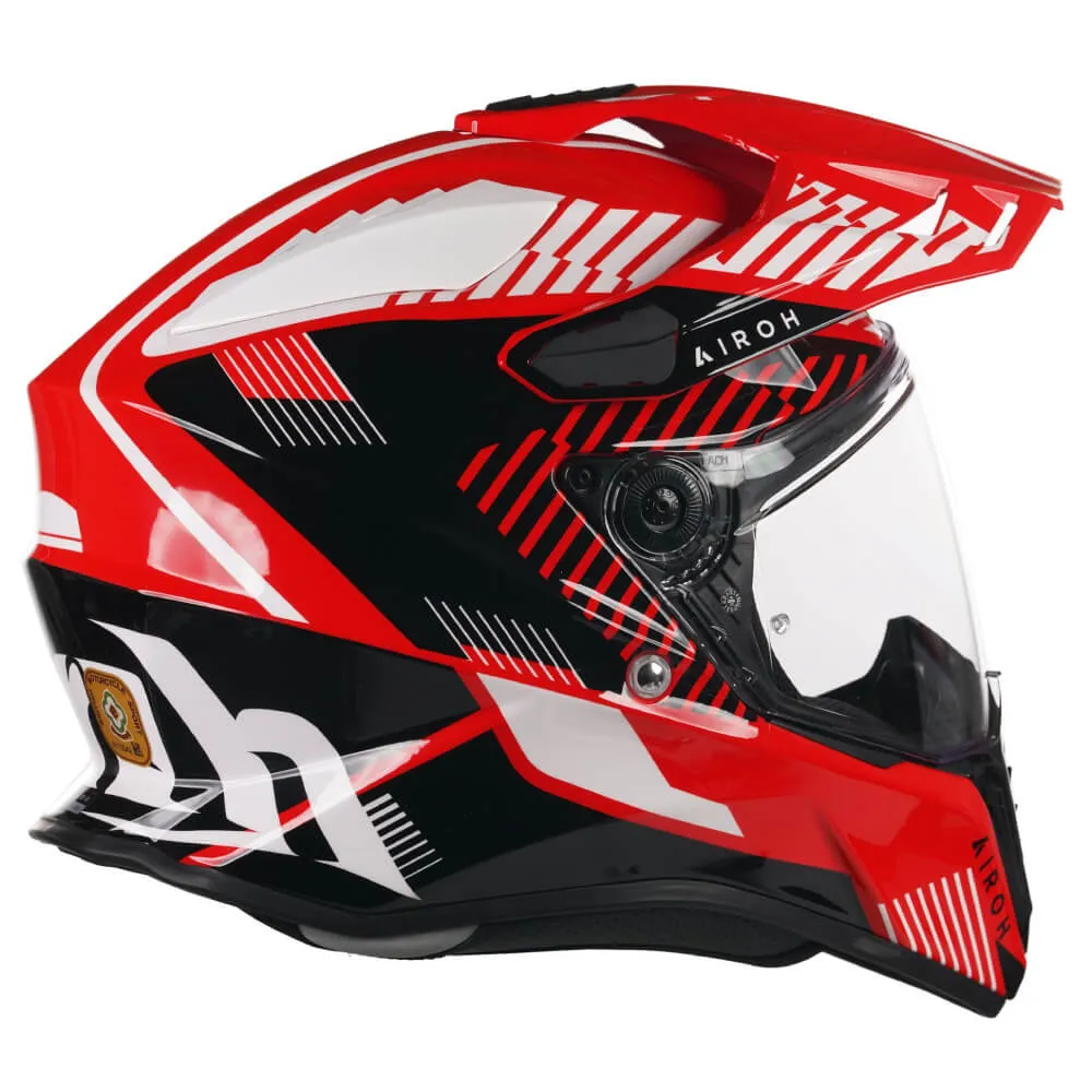 Airoh Commander Boost Adventure Helmet Gloss Red