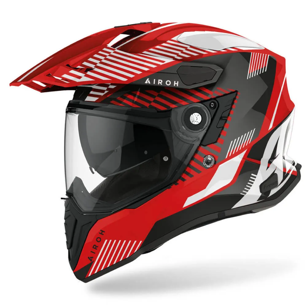 Airoh Commander Boost Adventure Helmet Gloss Red
