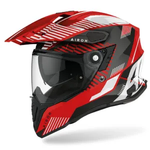 Airoh Commander Boost Adventure Helmet Gloss Red