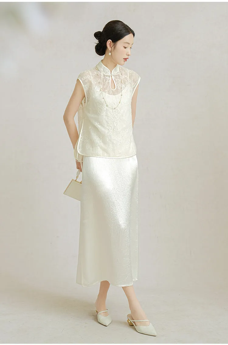 Alejandra Exquisite Qipao Cheongsam Vest Top