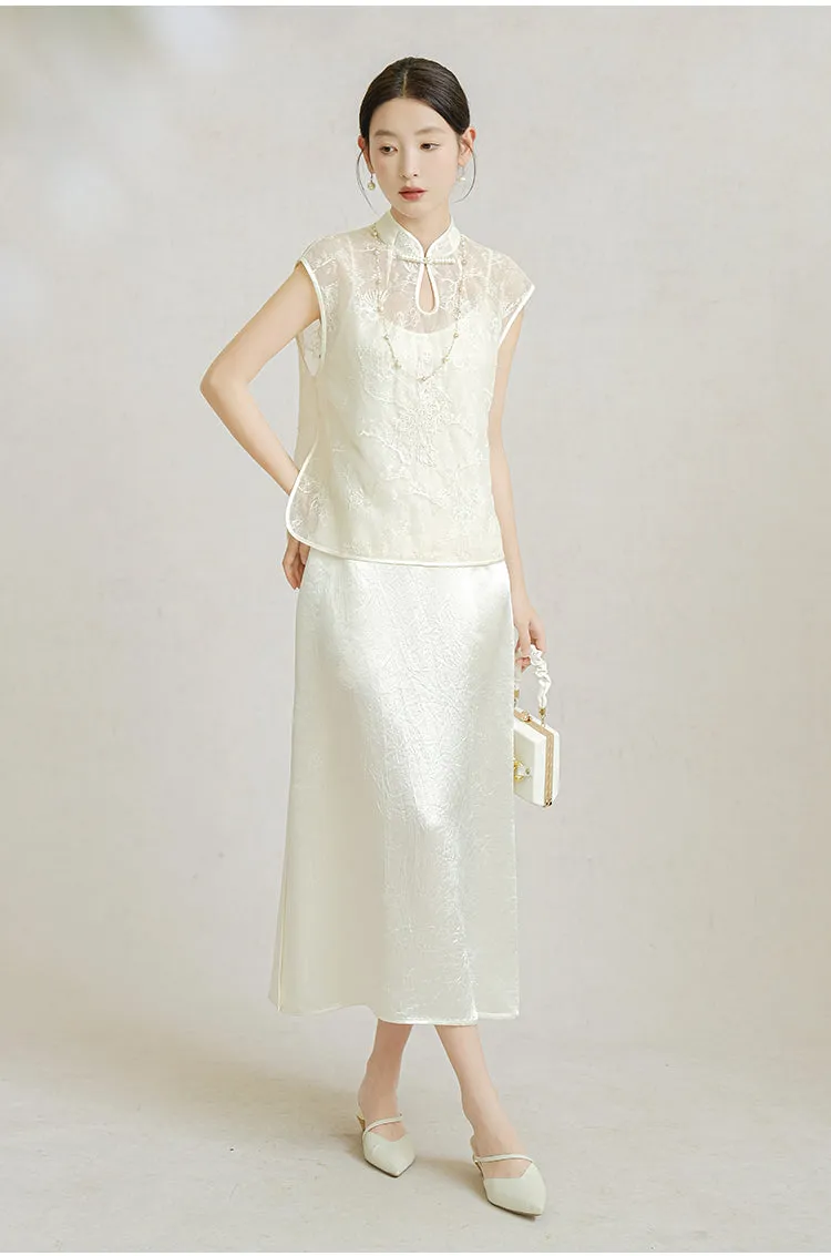 Alejandra Exquisite Qipao Cheongsam Vest Top