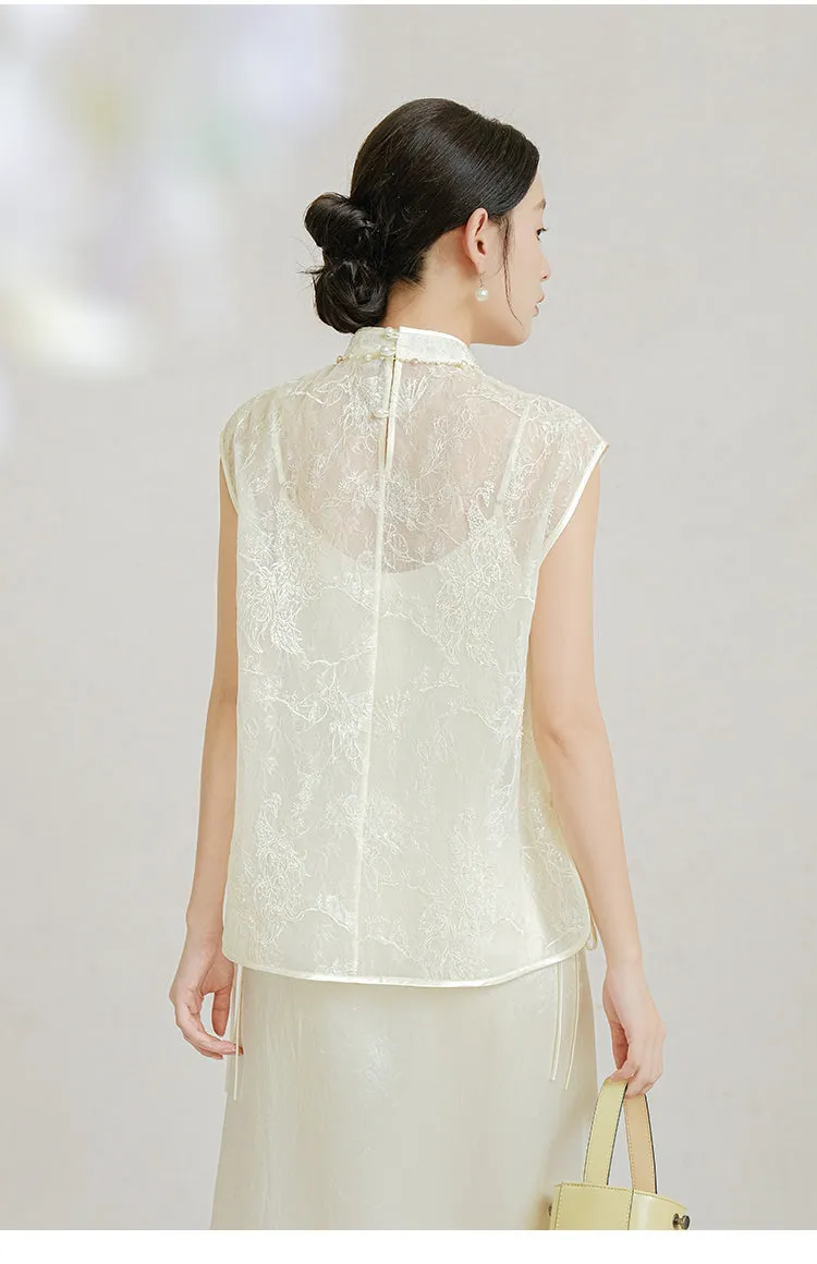 Alejandra Exquisite Qipao Cheongsam Vest Top