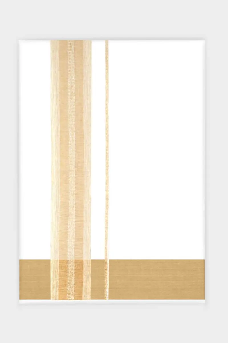 Alex Inila - Peach Yellow Smooth Cotton Double Layered Dhoti With Fancy Borders | Uathayam