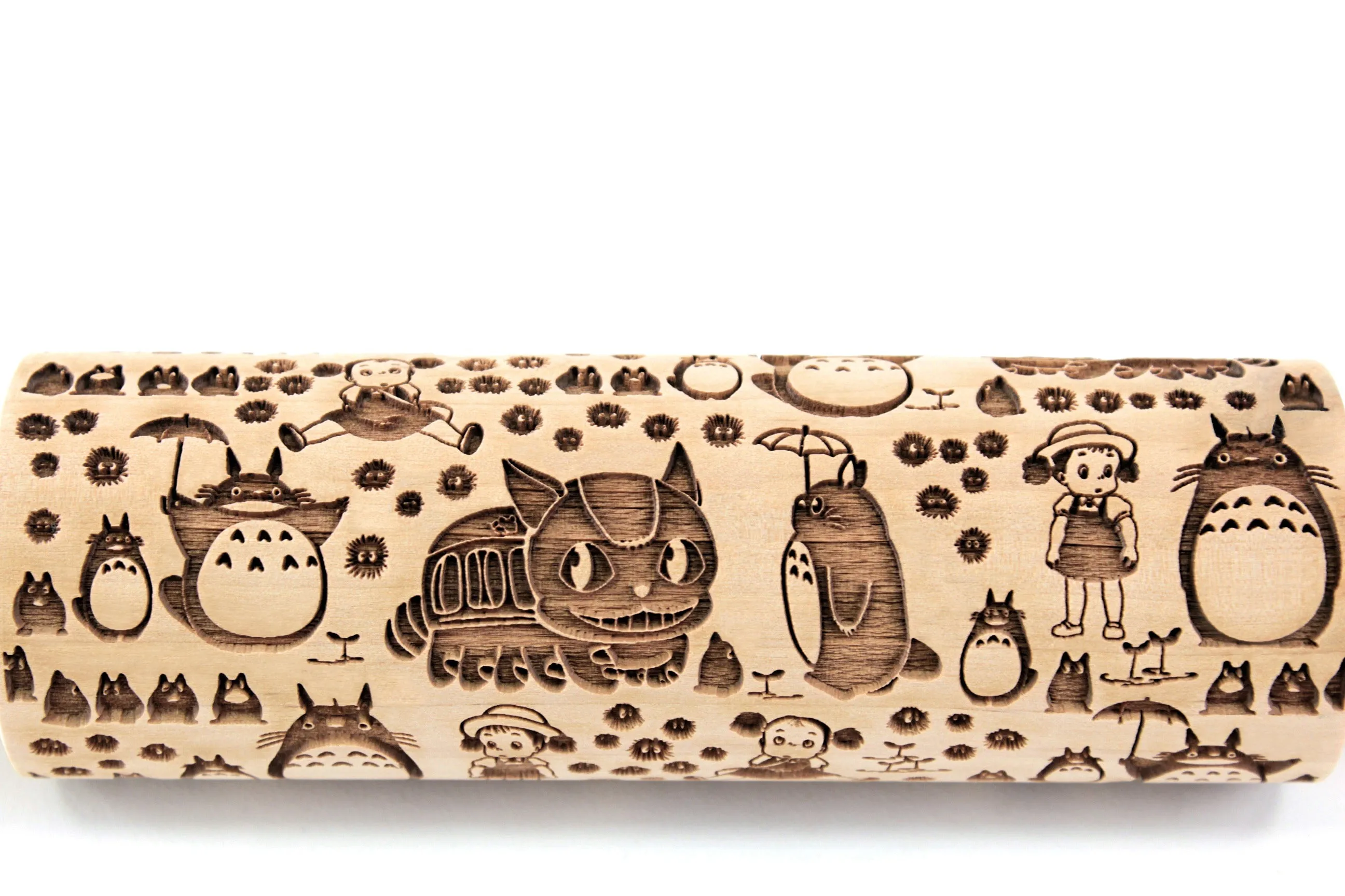 Anime Embossed Rolling Pin,Textured Cookies, Kids Baking, Clay Stamp