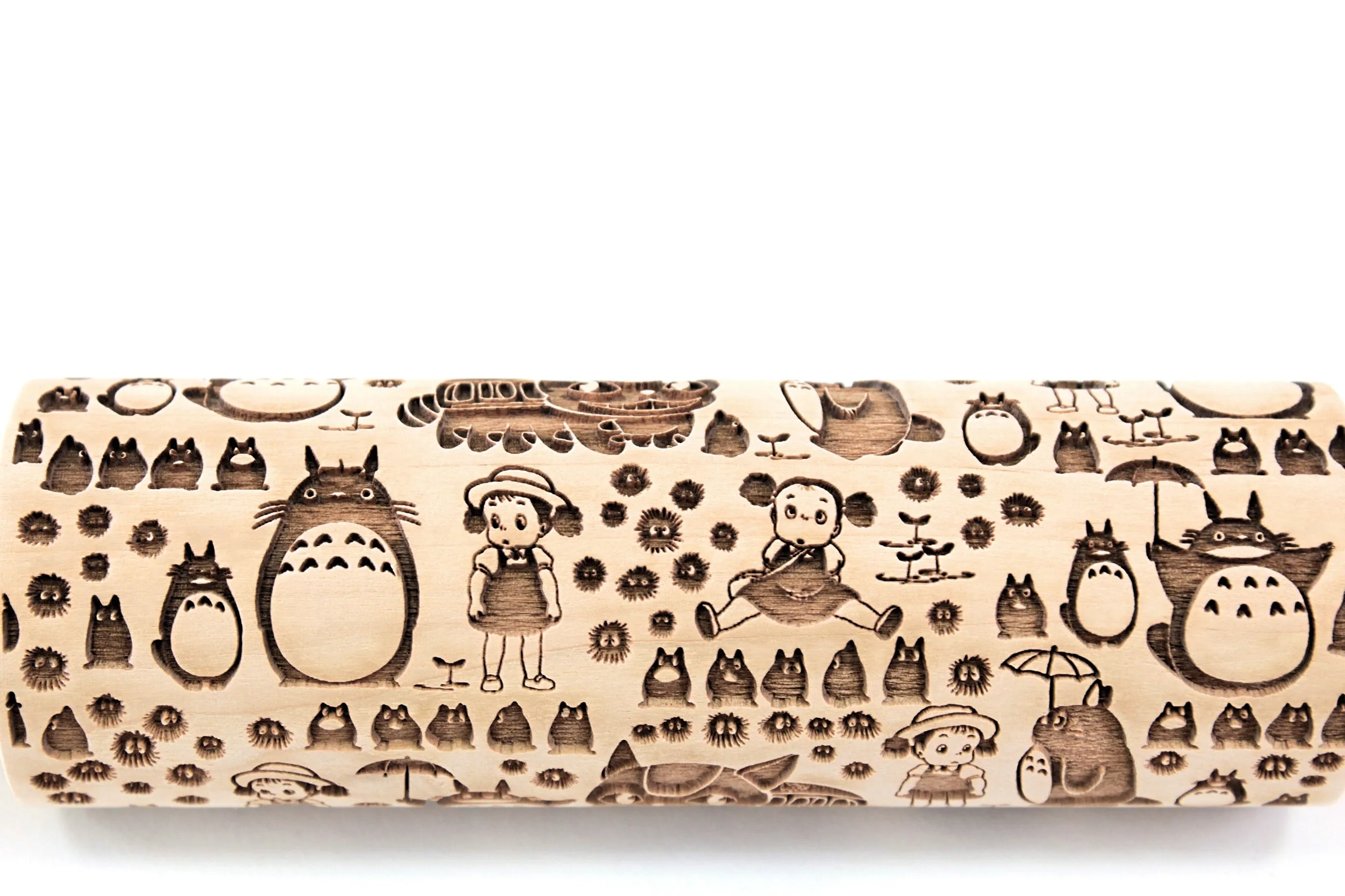 Anime Embossed Rolling Pin,Textured Cookies, Kids Baking, Clay Stamp