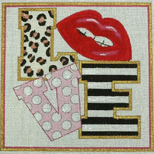 AP4295 Patterned Love w/lips