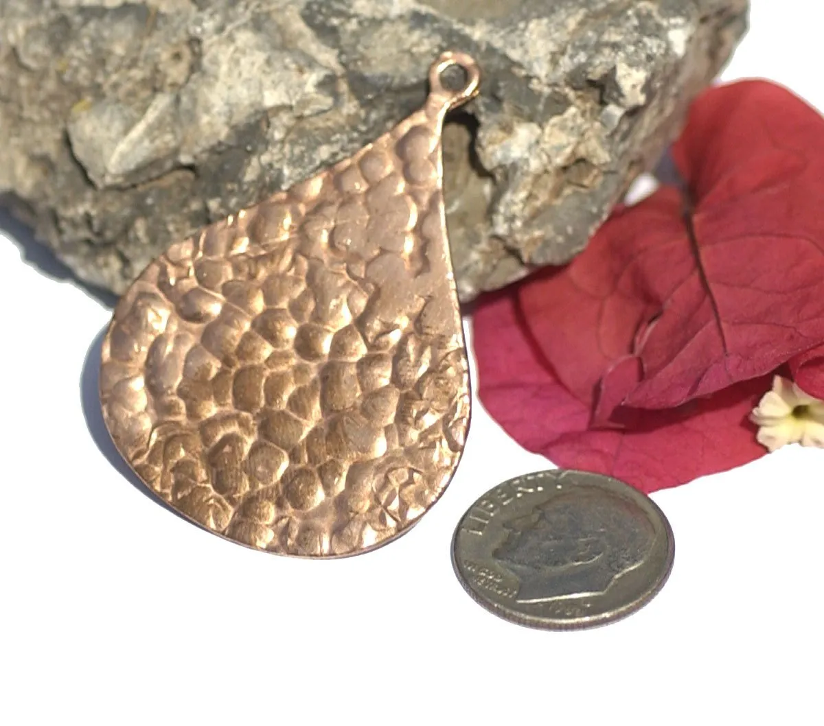 Arabic Hammered Textured Blank Earring Shape  for Enameling Supplies Metalworking Blanks Variety of Metals