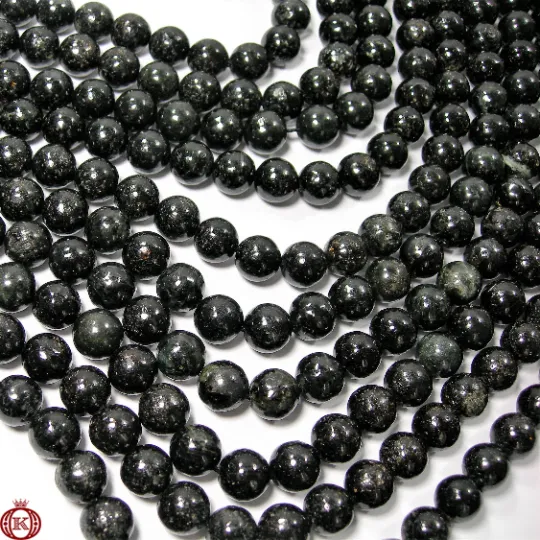 Astrophyllite Beads Smooth Round