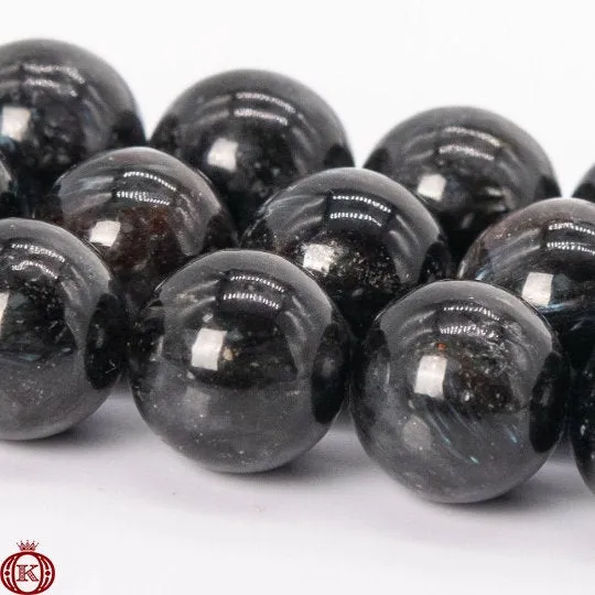 Astrophyllite Beads Smooth Round