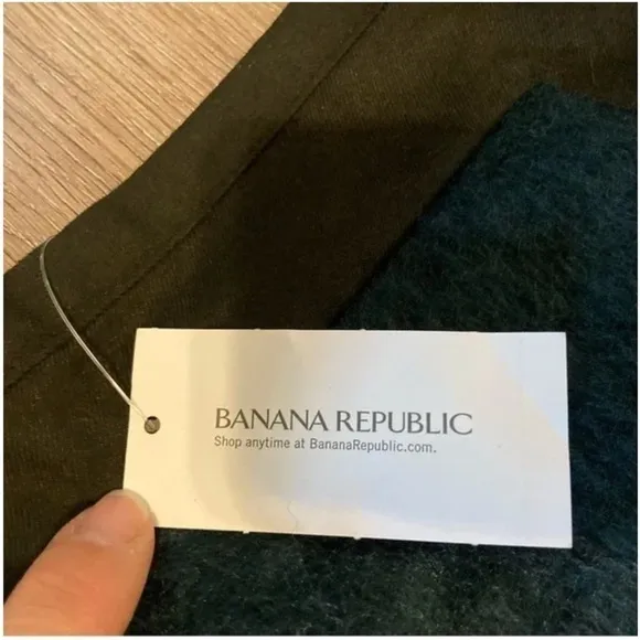 Banana Republic Womens Blue and Black Mini Skirt 6 NWT